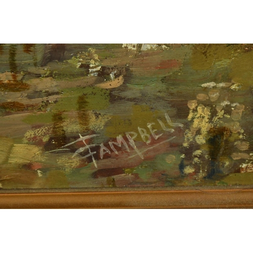 1245 - Tom Campbell (1865-1943), 'Evening After Rain, oil on canvas, signed and inscribed verso, 12