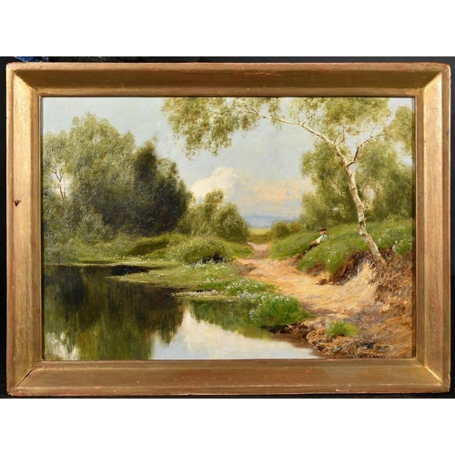 1246 - John Clayton Adams (1840-1906), 'The Pond on the Mill, Ewhurst', oil on canvas, signed, 10