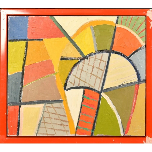 1384 - Kanwaldeep Singh Kang 'Nicks', (1964-2007), an untitled abstract study, oil on canvas, signed and da... 