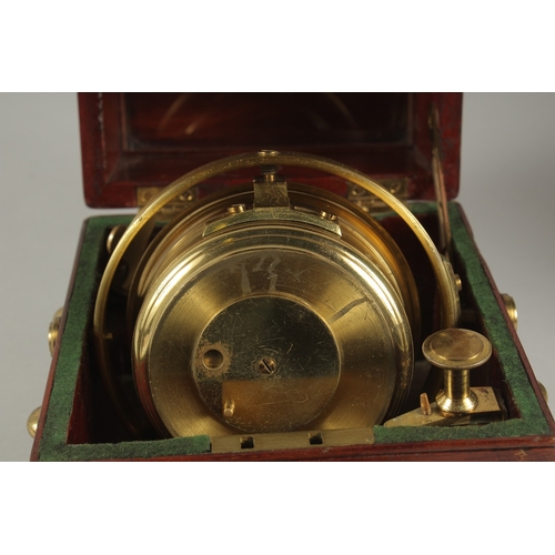 1201 - A SUPERB MAHOGANY CASE CHRONOMETER by ROBERT MOLYNEUX & SONS, 50 Southampton Row, London. No. 2123. ... 