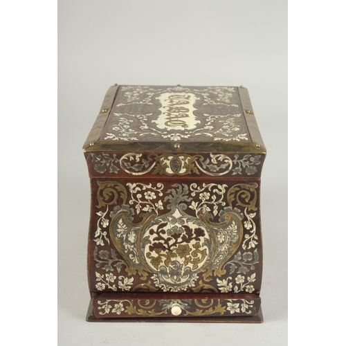 1295 - A VERY GOOD BOULLE INLAID  