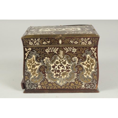 1295 - A VERY GOOD BOULLE INLAID  