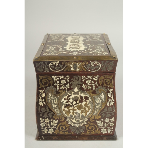 1295 - A VERY GOOD BOULLE INLAID  