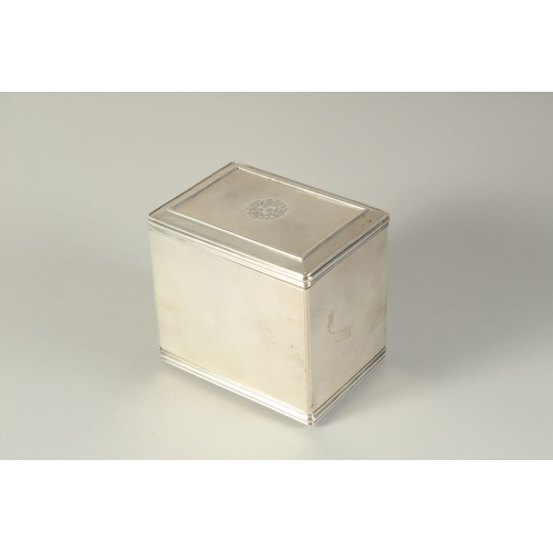 1751 - A SUPERB VICTORIAN DOUBLE-ENDED TEA CADDY. London 1833.  Maker: C B & W S.