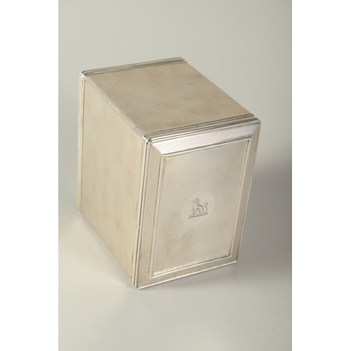 1751 - A SUPERB VICTORIAN DOUBLE-ENDED TEA CADDY. London 1833.  Maker: C B & W S.