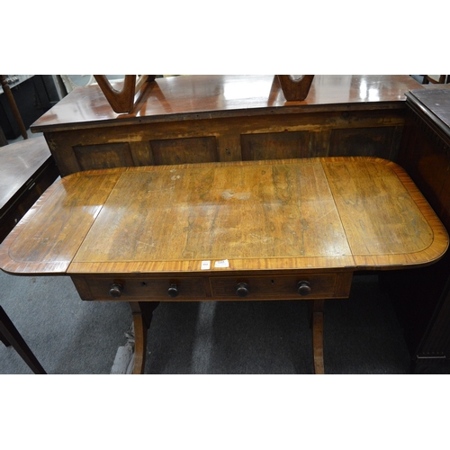 184 - Regency rosewood sofa table.