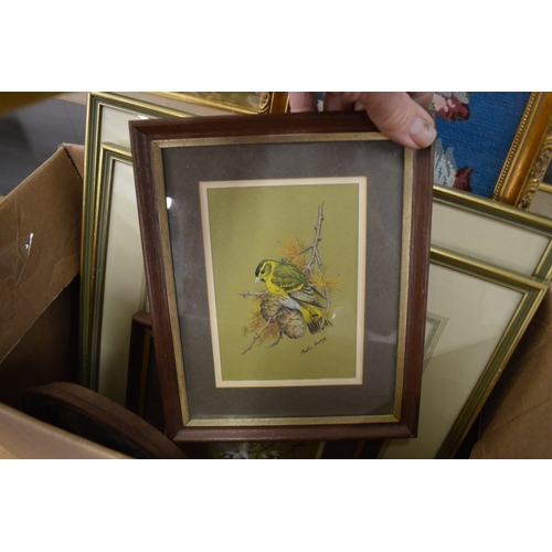 345 - Elisabeth Salten, still life of a pear and flower blossom, watercolour, signed together with another... 