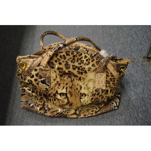 481 - A Butler & Wilson leopard print handbag.