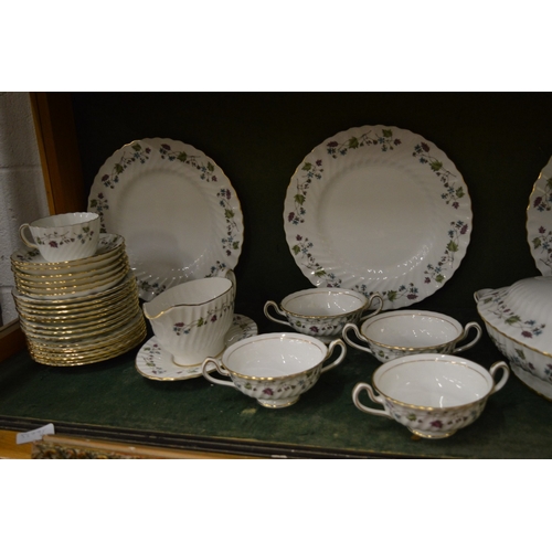 559 - A Minton Dryden dinner service.