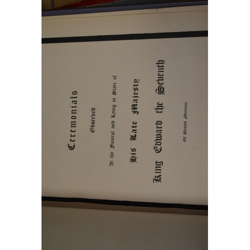 598 - A photographic record of the Thames, a record of the Reign of King Edward VII and other ephemera.