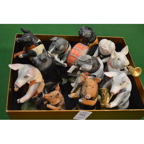 751 - A Beswick pig band.