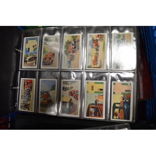 96 - A large quantity of cigarette and other collectors cards, several in albums.