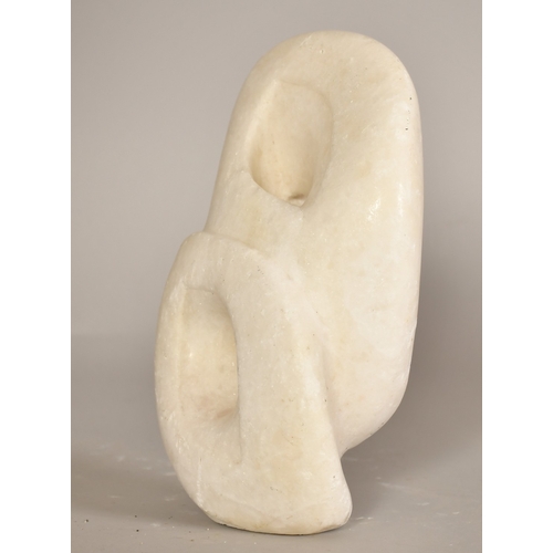 Sally Hersh (1936-2010), Hear no evil, alabaster, 9