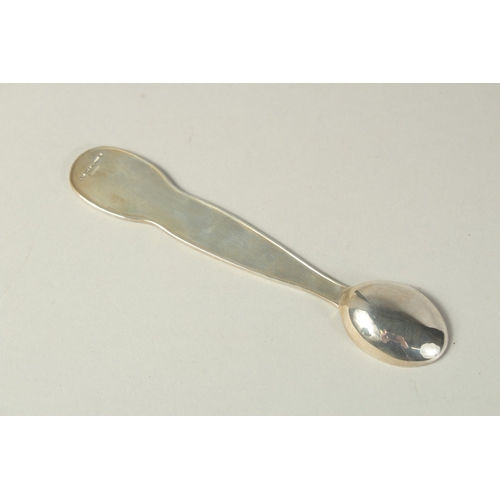 1862 - A TIFFANY CHILD'S SPOON in a Tiffany box.