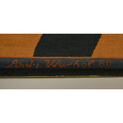 121 - Andy Warhol, Diamond Dust Shoes, Circa 1980, an Ege Axminster woven rug, edition number 000025, 134