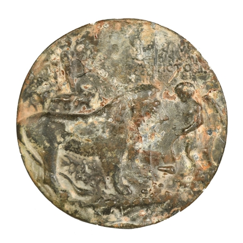 126 - Pisanello (1395-1455) Veronese School, a medallion celebrating the marriage of Leonello d'Este to Ma... 