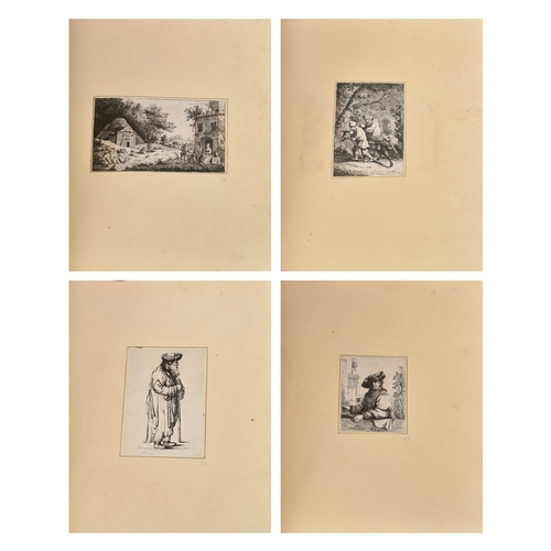 15 - 'Original Etchings by the First Masters', a collection of eighty-two late 18th Century etchings some... 