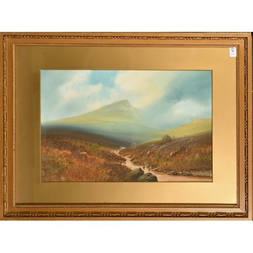 70 - George Trevor, a West Country landscape, watercolour and gouache, signed, 14