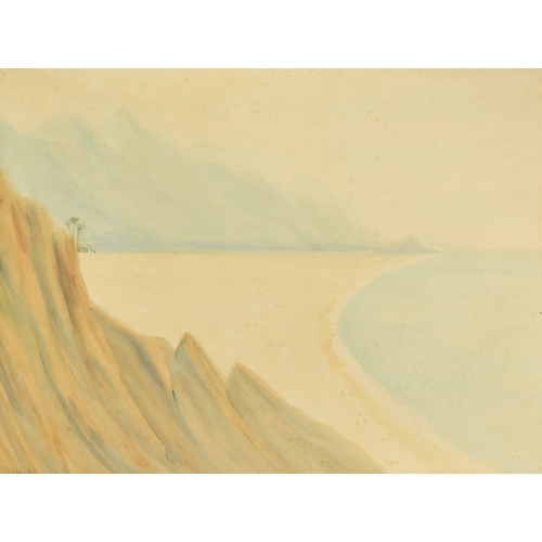 76 - Caroline Emily Gray Hill (1843-1924), a pair of watercolour scenes of extensive North African views,... 