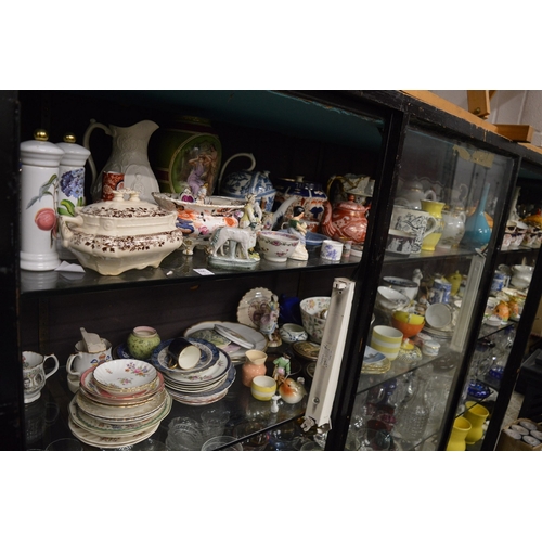 166 - A large quantity of decorative china.