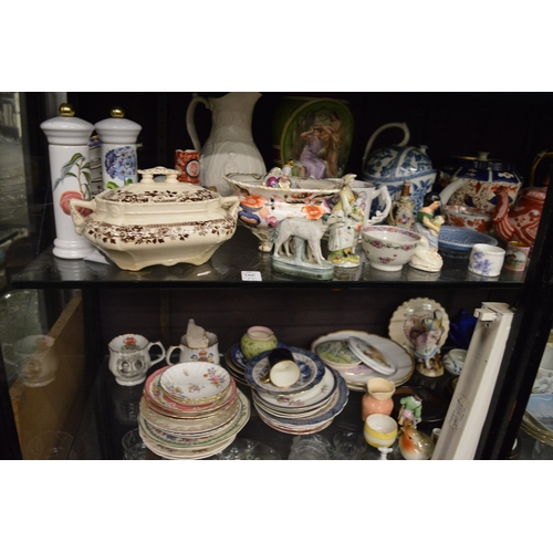 166 - A large quantity of decorative china.