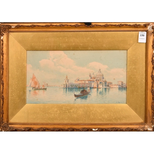 164 - Andrea Biondetti (1851-1946), a Venetian view, watercolour, signed, 6