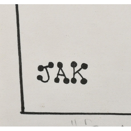 181 - JAK, Raymond Jackson (1927-1997), 'Ello, Ello, Don't You Know Sir There's a Hosepipe Ban, Sir', ink ... 