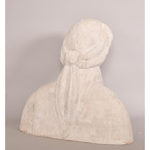 191 - Florian Pilkington-Miksa (1950-2021), 'Praying Woman', composite stone, 21