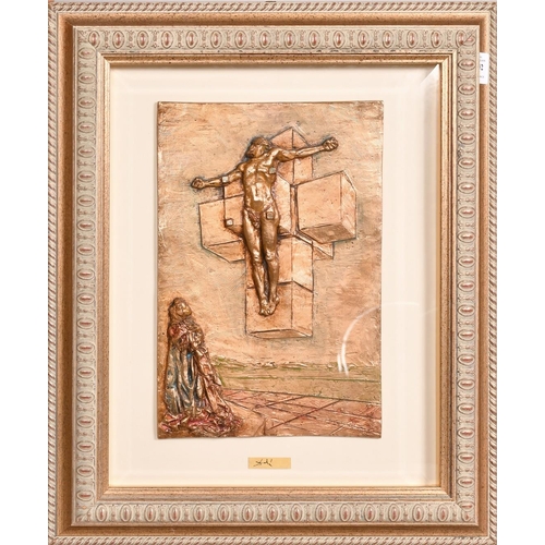 192 - Salvador Dali (1904-1989), 'Crucifixion', gilt resin, edition 64/299, 13