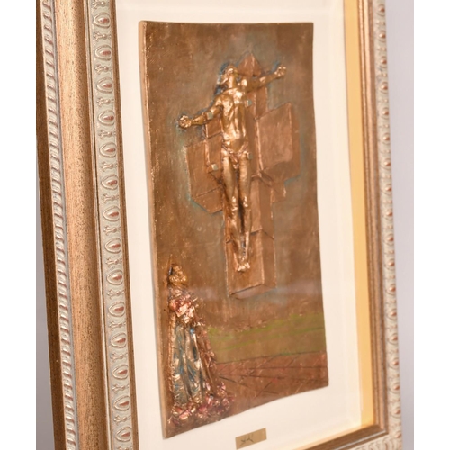 192 - Salvador Dali (1904-1989), 'Crucifixion', gilt resin, edition 64/299, 13