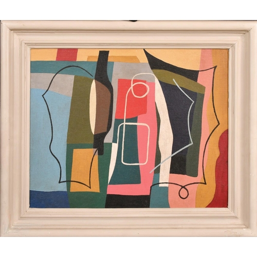 302 - 20th Century, Possibly Australian School, an untitled abstract composition, oil on artist board, 16