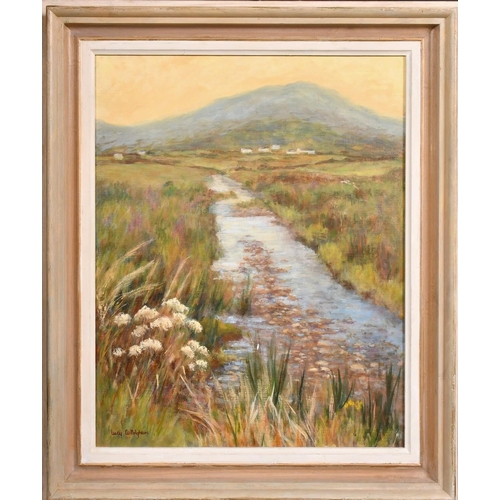 316 - Lucy Cottingham, 'Stream in County Kerry', oil on canvas, signed, 20