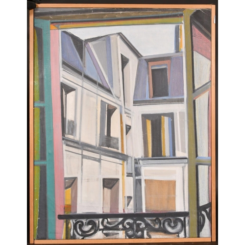 317 - Robert Zambaux, Circa 1944, two studies of buildings in Marseille, exhibited Paris 1944, oil on canv... 