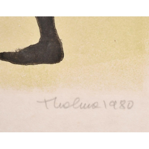 38 - Thelma Sanders, a lithograph of a Kenyan woman, signed in pencil and numbered 73/97, 27.5