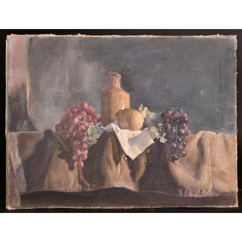 506 - George Weissbort (1928-2013), a still life study of a sewing machine and fabric, oil on canvas laid ... 