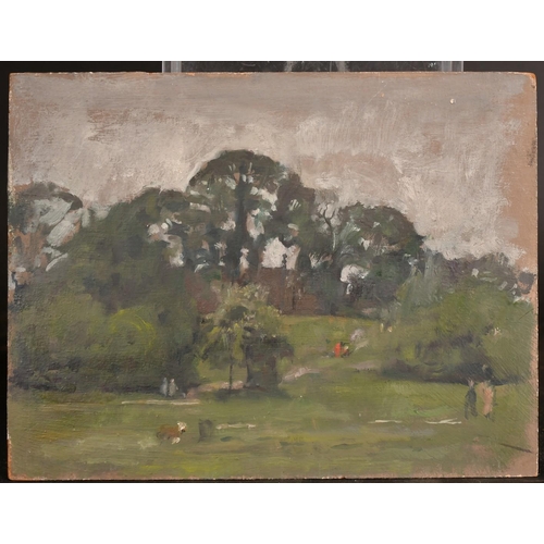 519 - George Weissbort (1928-2013), a group of three unframed oil landscape studies, each around 8.5