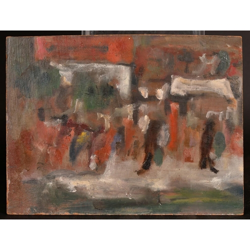 520 - George Weissbort (1928-2013), a collection of five unframed oil studies, mostly landscape, median si... 