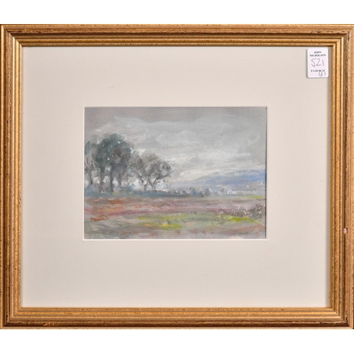 521 - George Weissbort (1928-2013), a group of six framed watercolour landscapes, various views, each arou... 