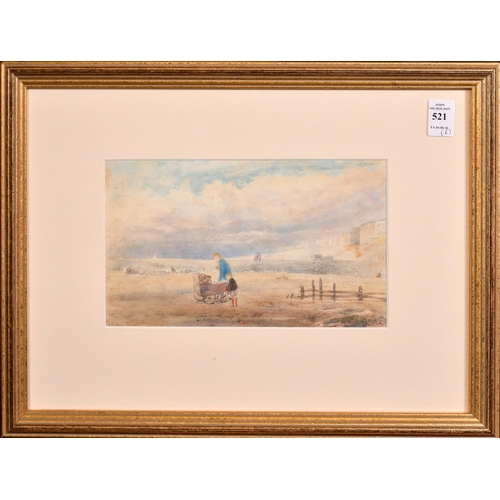 521 - George Weissbort (1928-2013), a group of six framed watercolour landscapes, various views, each arou... 