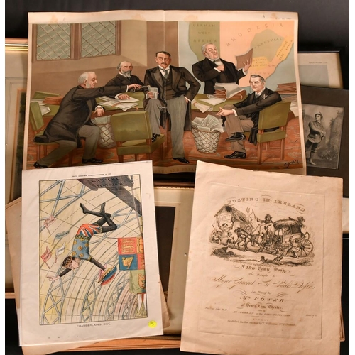 69 - A collection of eighteen mostly 19th Century prints, various subjects, mostly unframed (18).