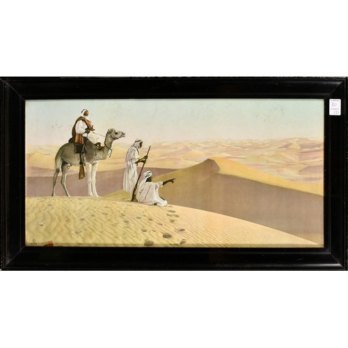 72 - A group of three Lehnert and Landrock chromolithographs of North African scenes, (3).