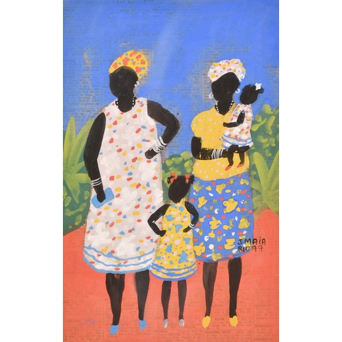 92 - J. Maia, Rio, Circa 1977, a group of four female figures 10