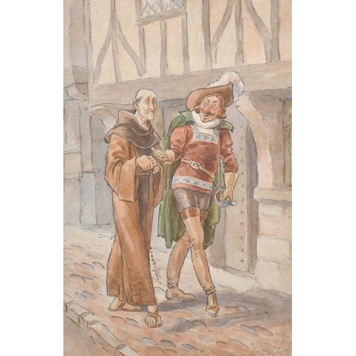 173 - Josepf Morewood Staniforth (1863-1921), 'A Good Story Wasted', watercolour, signed, 12.5