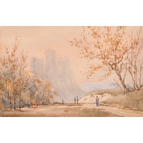 22 - Circle of Albert Goodwin, 'Arundel Castle', watercolour, signed with initials A. G., 5.5