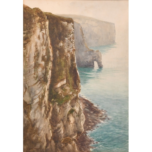 26 - Cyril Ward (1863-1936), 'On the Yorkshire Coast', watercolour. Signed, 13.5