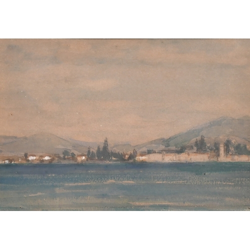 27 - Lady Mary Davis (1866-1941), view across a bay, 5