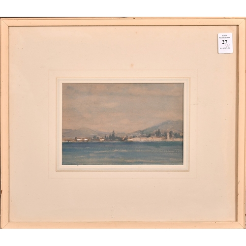 27 - Lady Mary Davis (1866-1941), view across a bay, 5