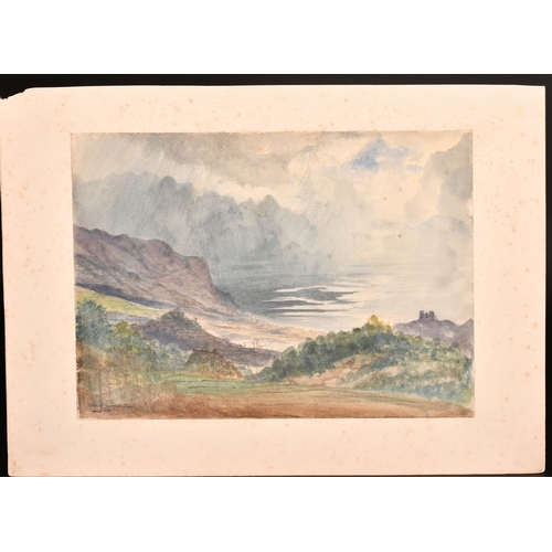 40 - Attributed to William Green of Ambleside (1761-1823) - Watercolour - Skidaw from Lodore, Lake Distri... 
