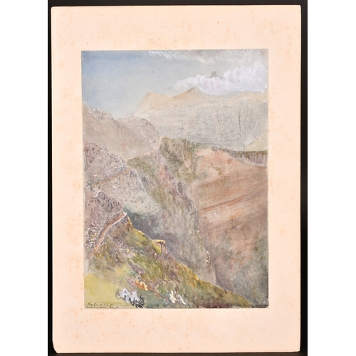 40 - Attributed to William Green of Ambleside (1761-1823) - Watercolour - Skidaw from Lodore, Lake Distri... 