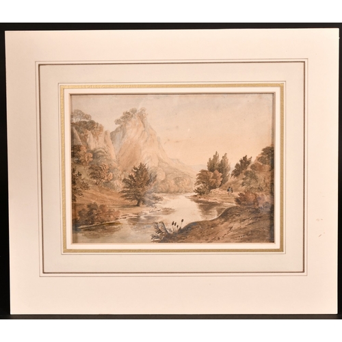 40 - Attributed to William Green of Ambleside (1761-1823) - Watercolour - Skidaw from Lodore, Lake Distri... 